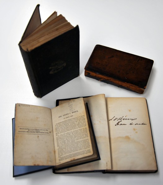 Books donated to Buchtel College from Lucius V. Bierce.