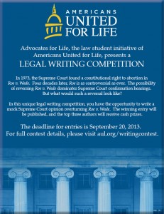 Advocates writing contest