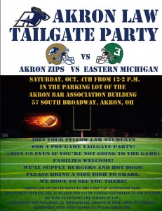 Tailgate Party Flyer 9 22