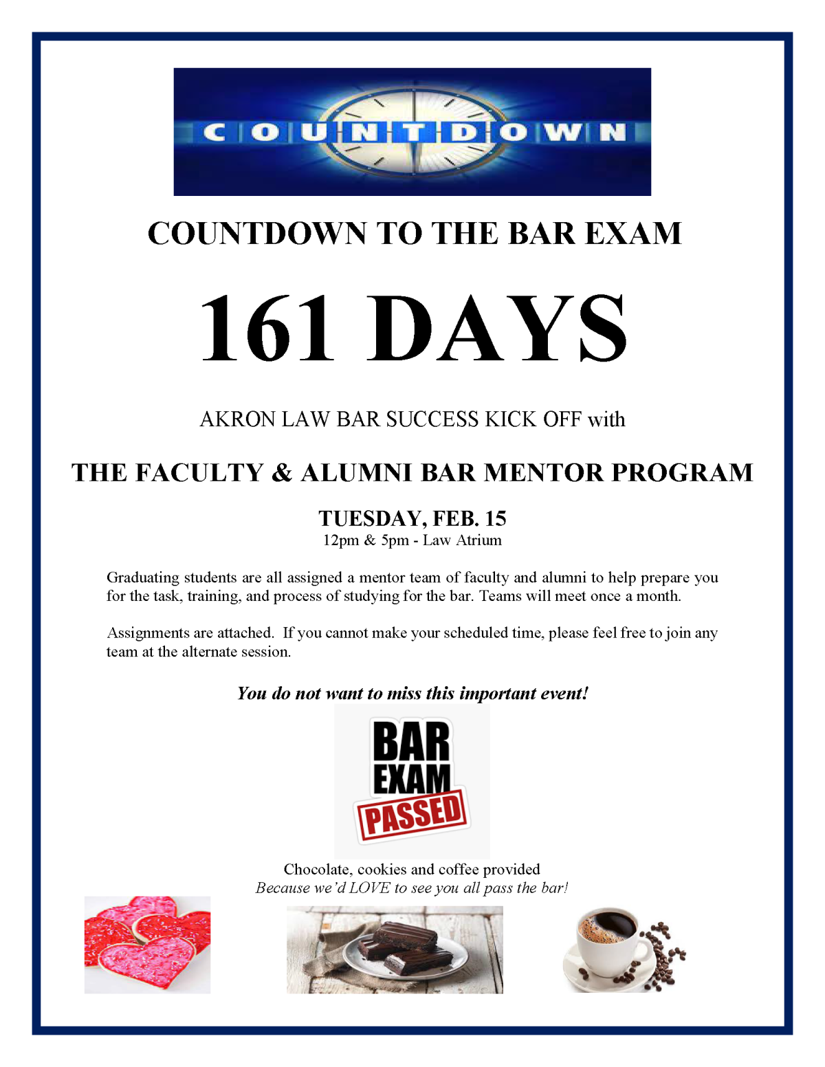 COUNTDOWN TO THE BAR EXAM
