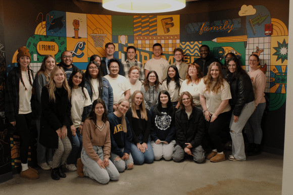 Members of USG posing for a picture together.